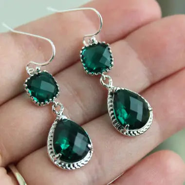Two Tier Teardrop Earrings