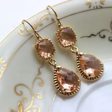 Two Tier Teardrop Earrings