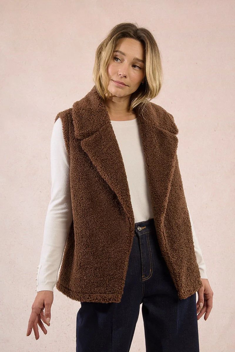 Sherpa Vest ( Brown)
