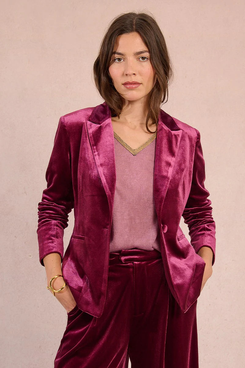 Molly Velvet Blazer