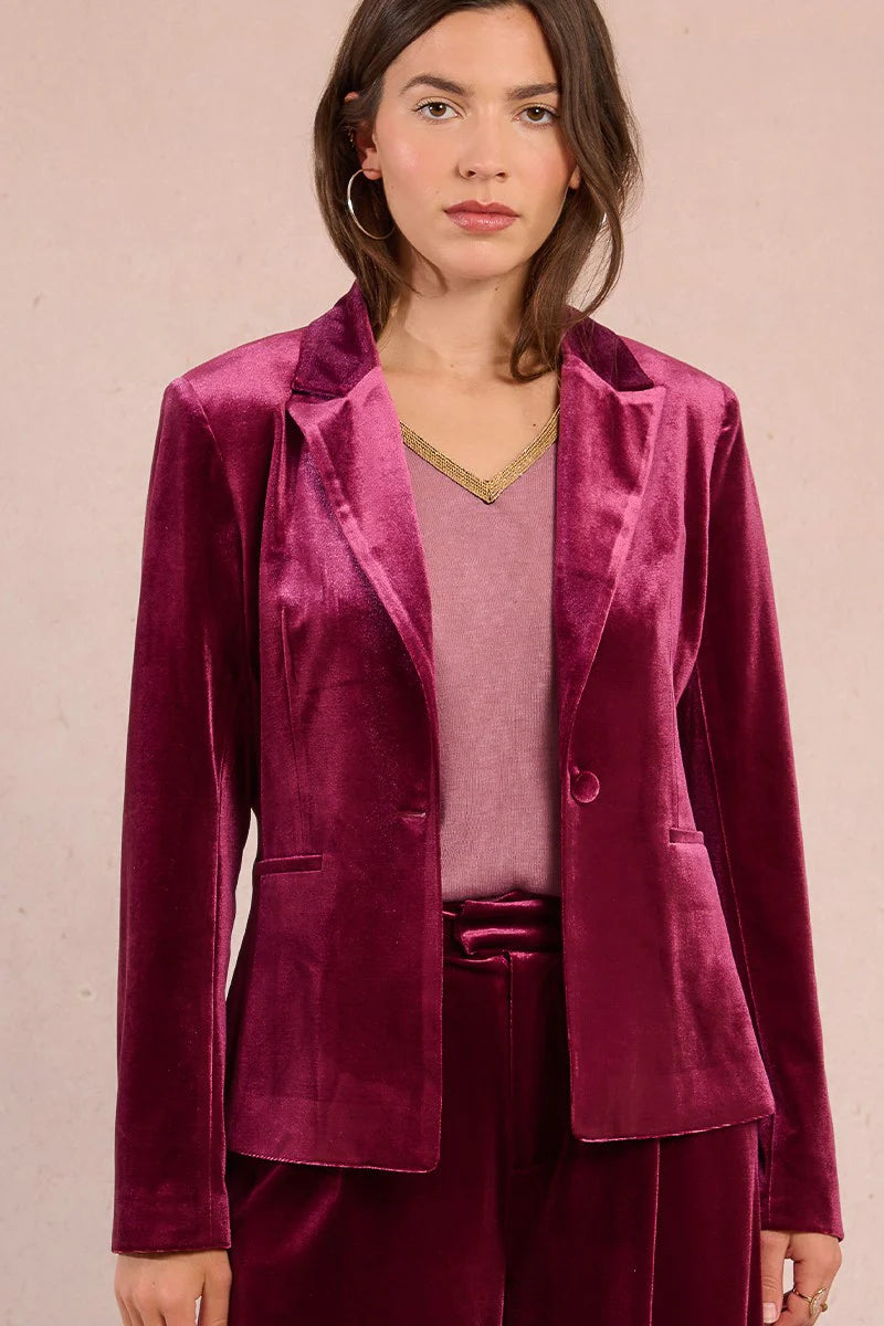 Molly Velvet Blazer