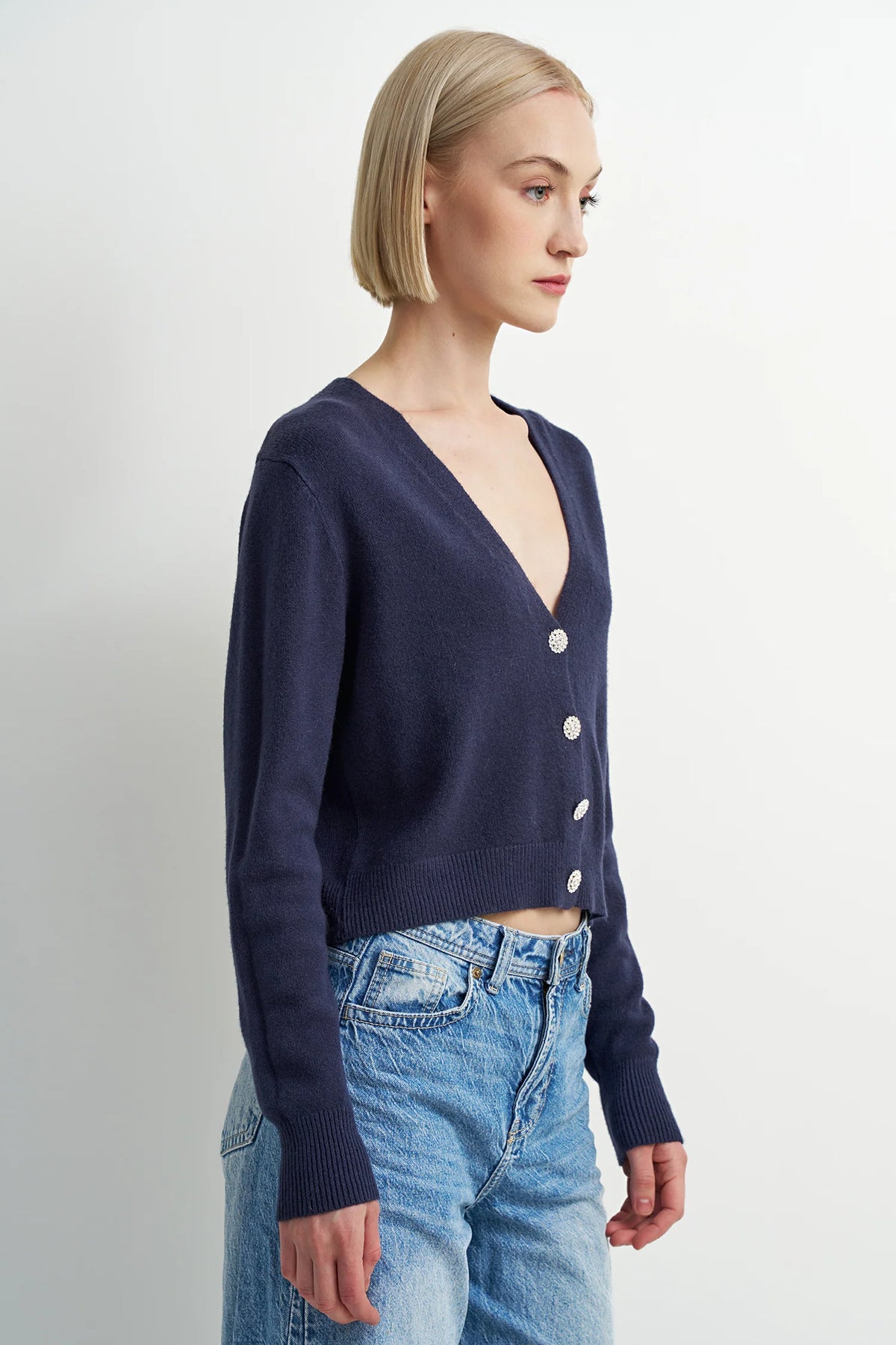 Elle Cardigan - Navy