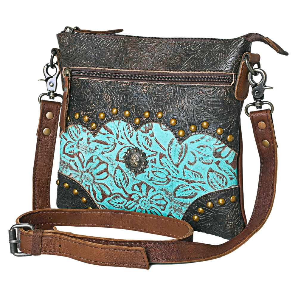 Crossbody Genuine Leather Women Bag Western Bag