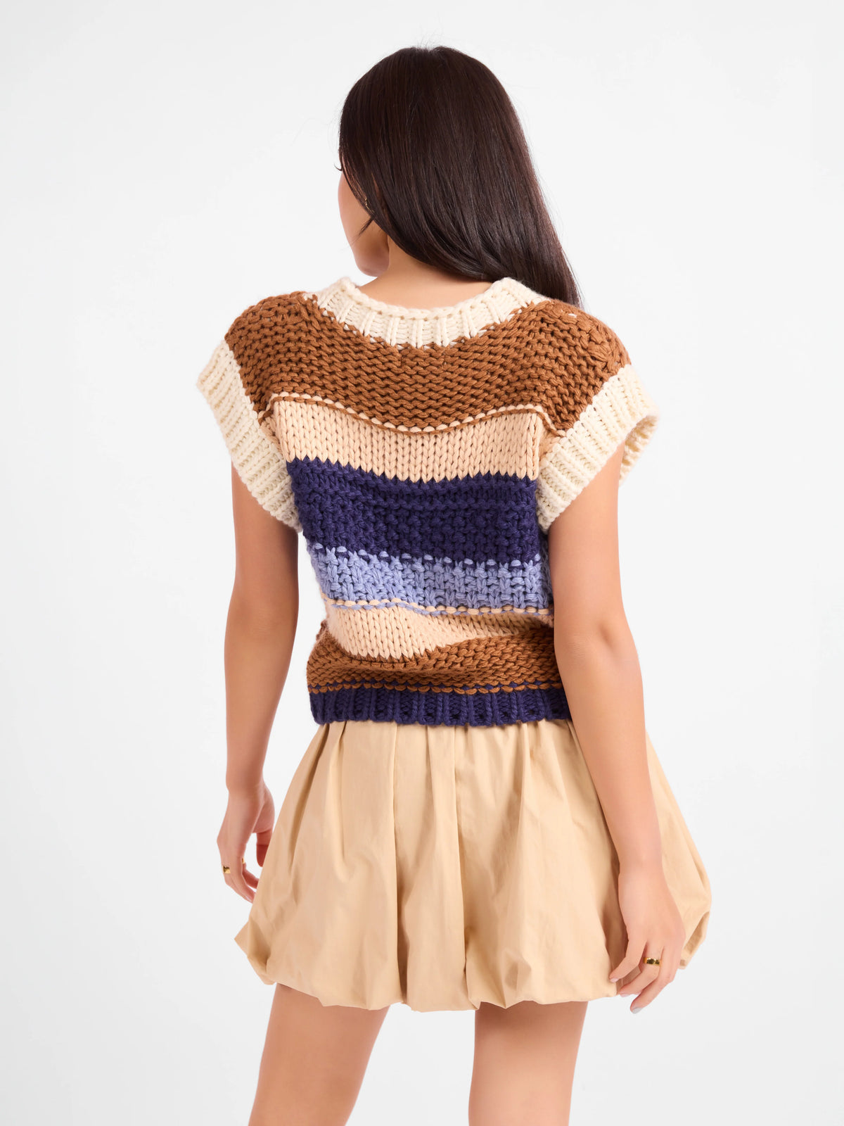 Bookmark Stripe Sweater Vest