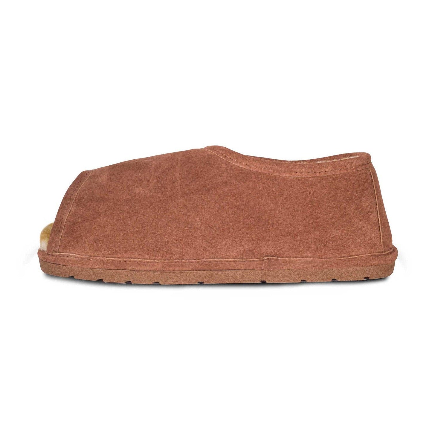 Medical Wrap With Back Slippers - Chestnut