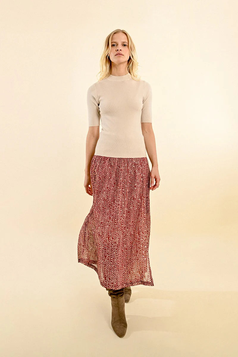 Close-fitting Short-Sleeved Sweater