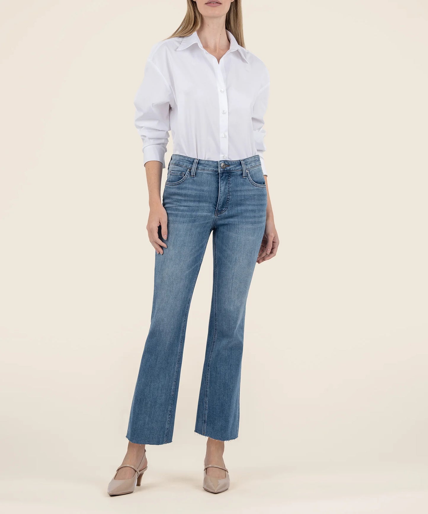Kelsey High Rise Ankle Flare