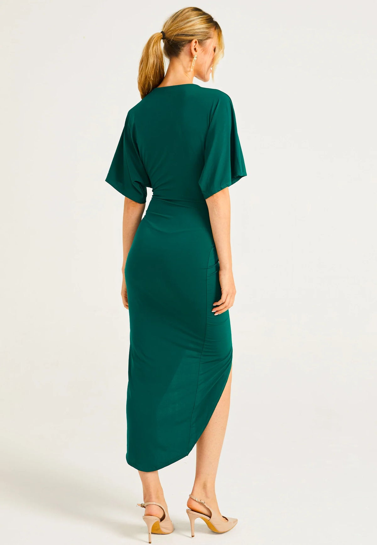 Cedar Angel Sleeve wrap dress
