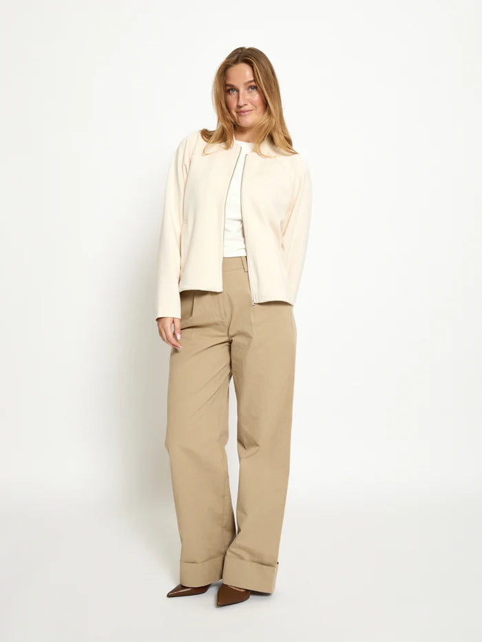 Nayo Bomber Jacket (WhiteCap Creme)