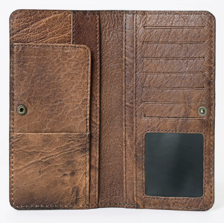 Wallet Genuine Leather Women Bag Western Bag