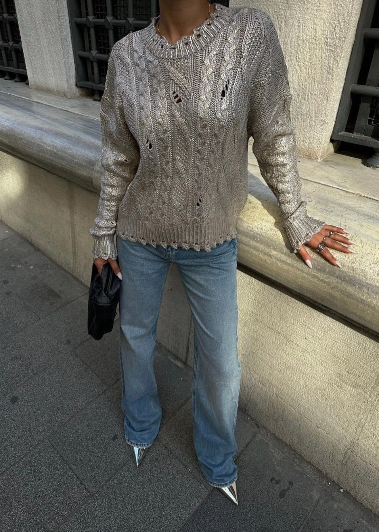 Pullover-Gold Sweater