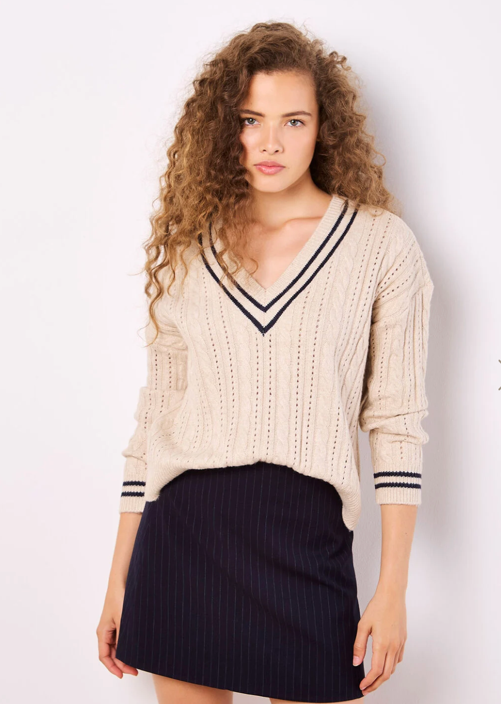 Cricket Cable Knit Sweater