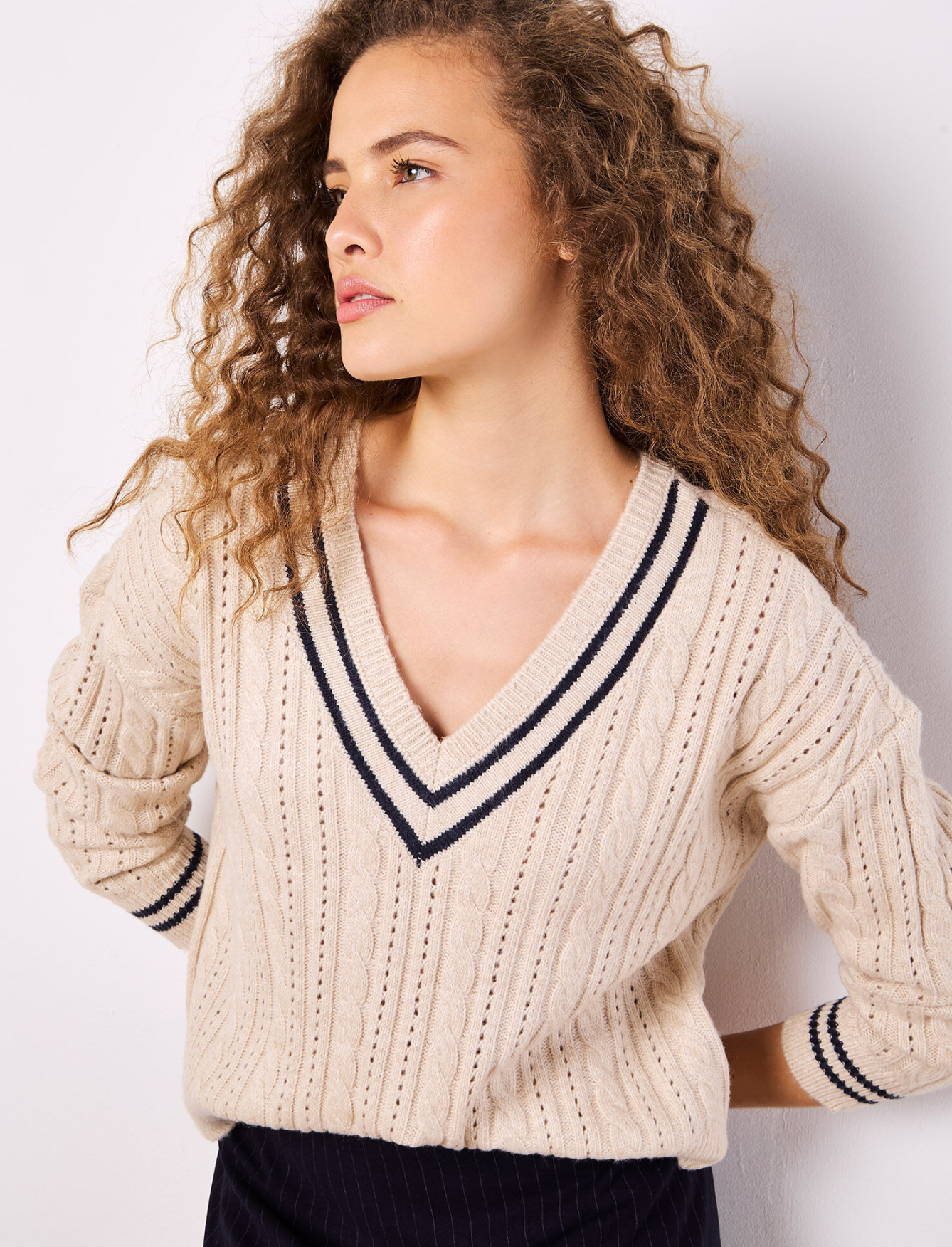 Cricket Cable Knit Sweater