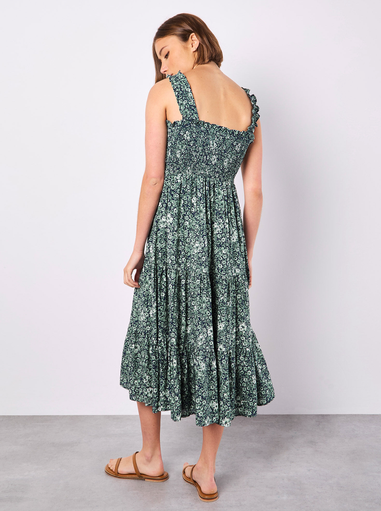 Ditsy Floral Midi Dress