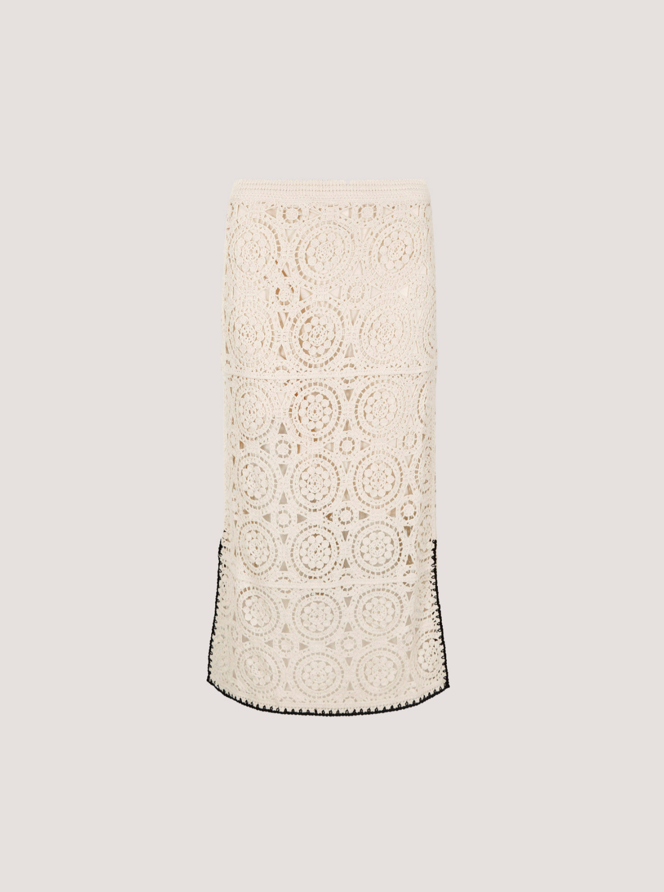 Crochet Circles Midi Skirt