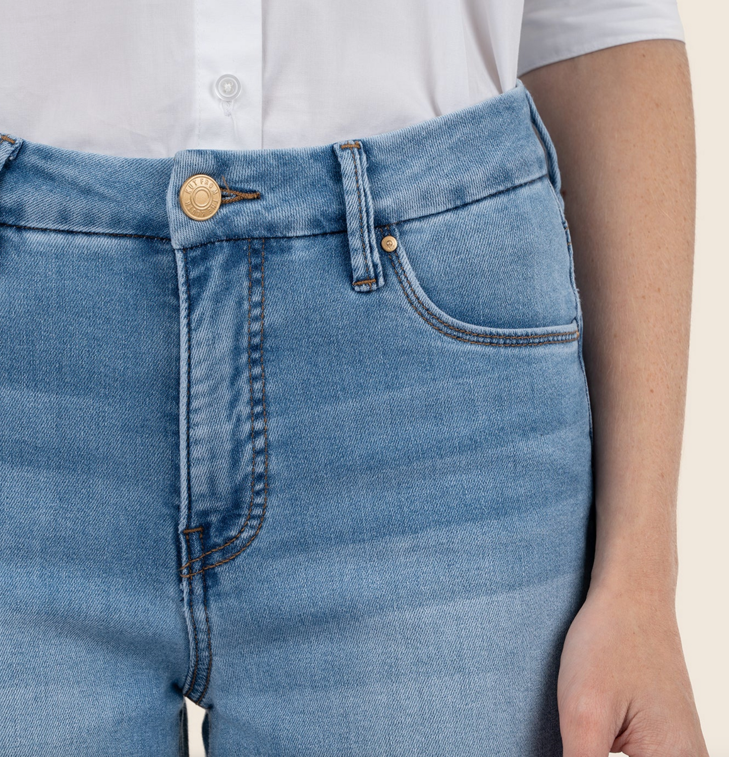 Meg High Rise Wide Leg Raw Hem (Deference)