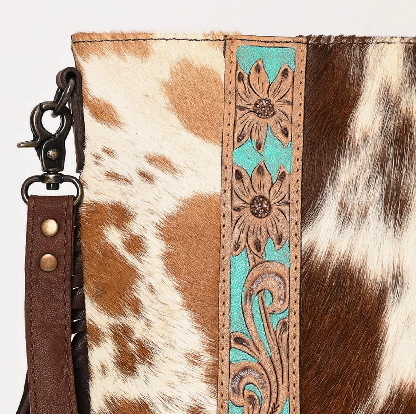 Crossbody Genuine Leather Women Bag Western Bag