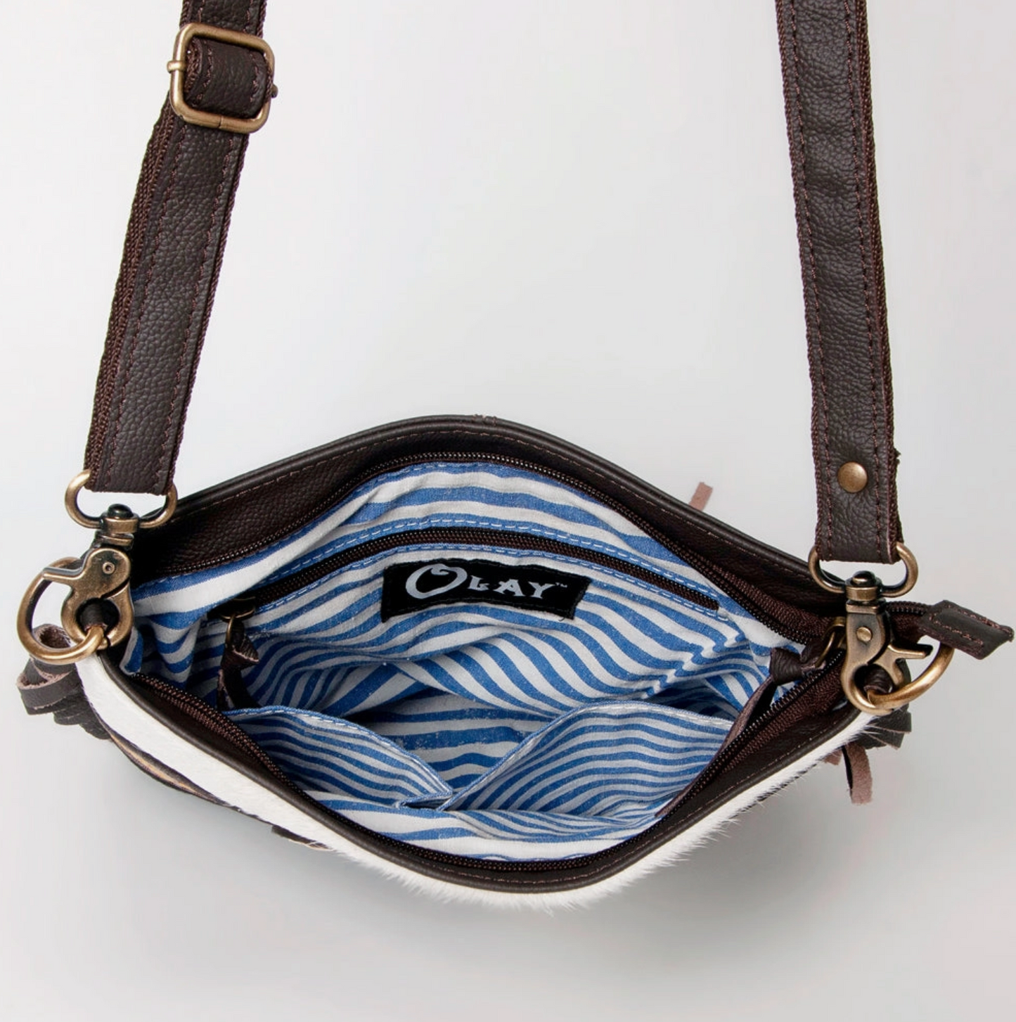 Crossbody Genuine Leather Women Bag Western Bag (Sun Flower)