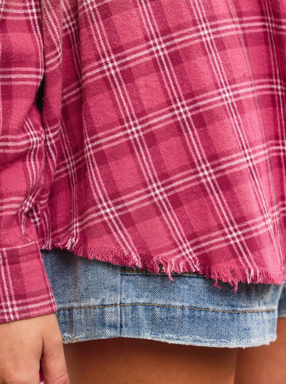 Dip-Dyed Button Up Shirt