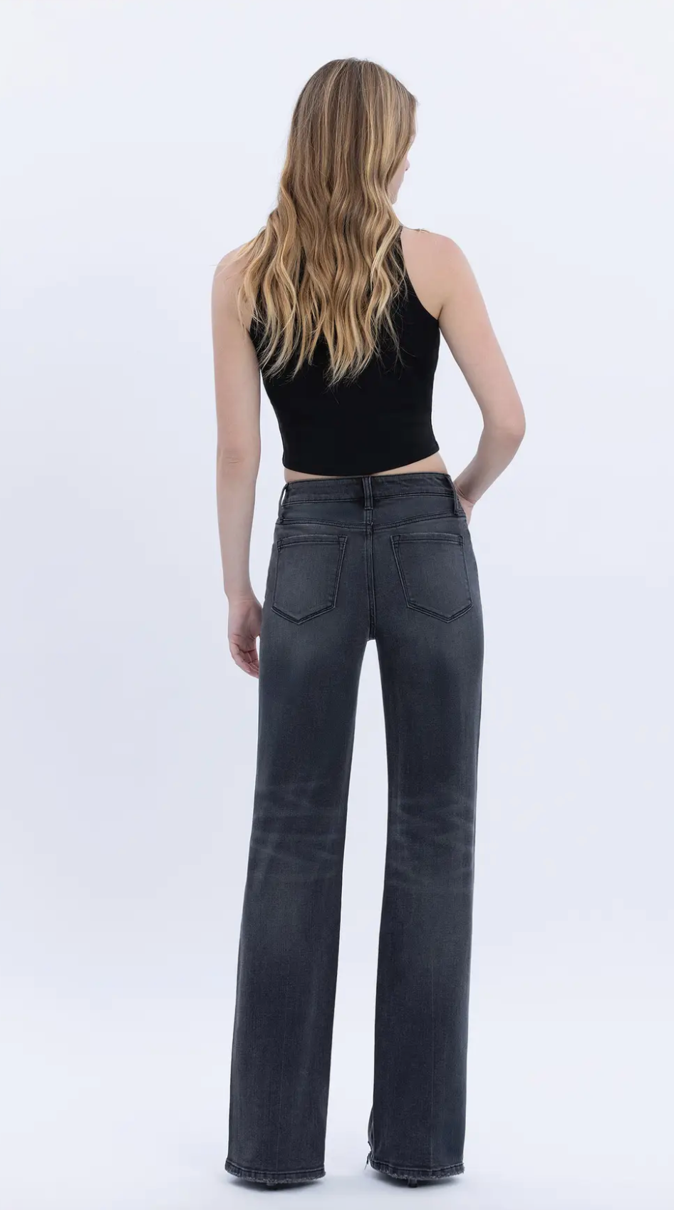 Cheryl High Rise Vintage Flare Jeans (Angelic)