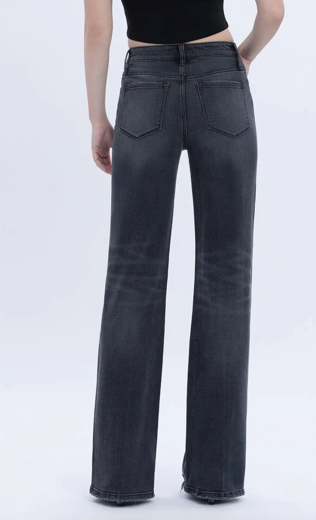 Cheryl High Rise Vintage Flare Jeans (Angelic)