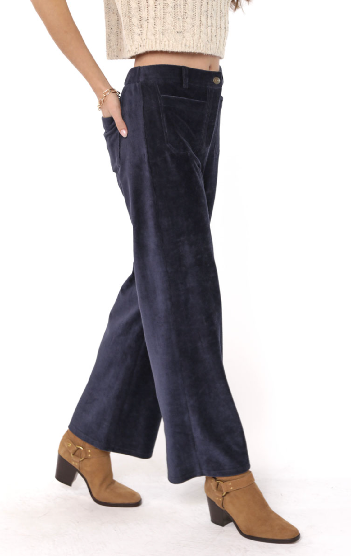 Morrison Pants with Front Pockets (Navy