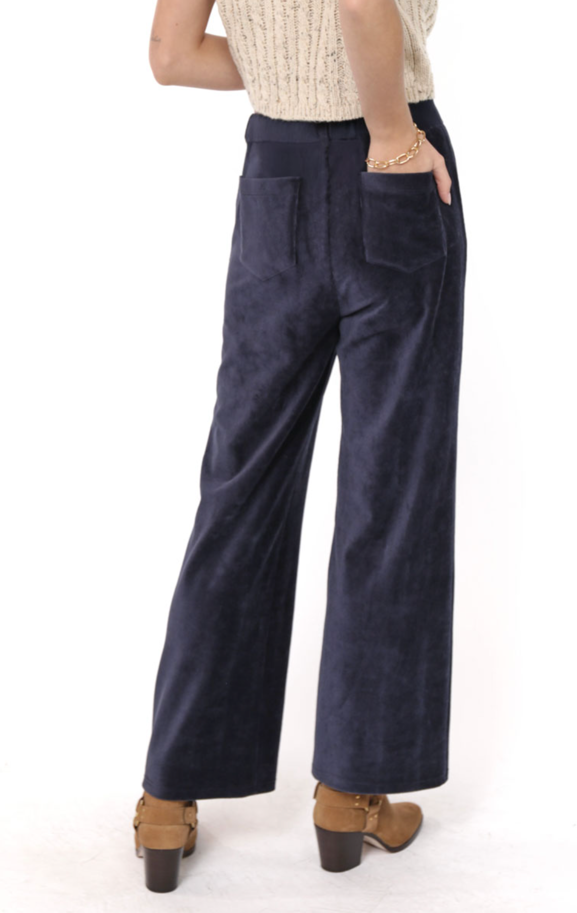 Morrison Pants with Front Pockets (Navy