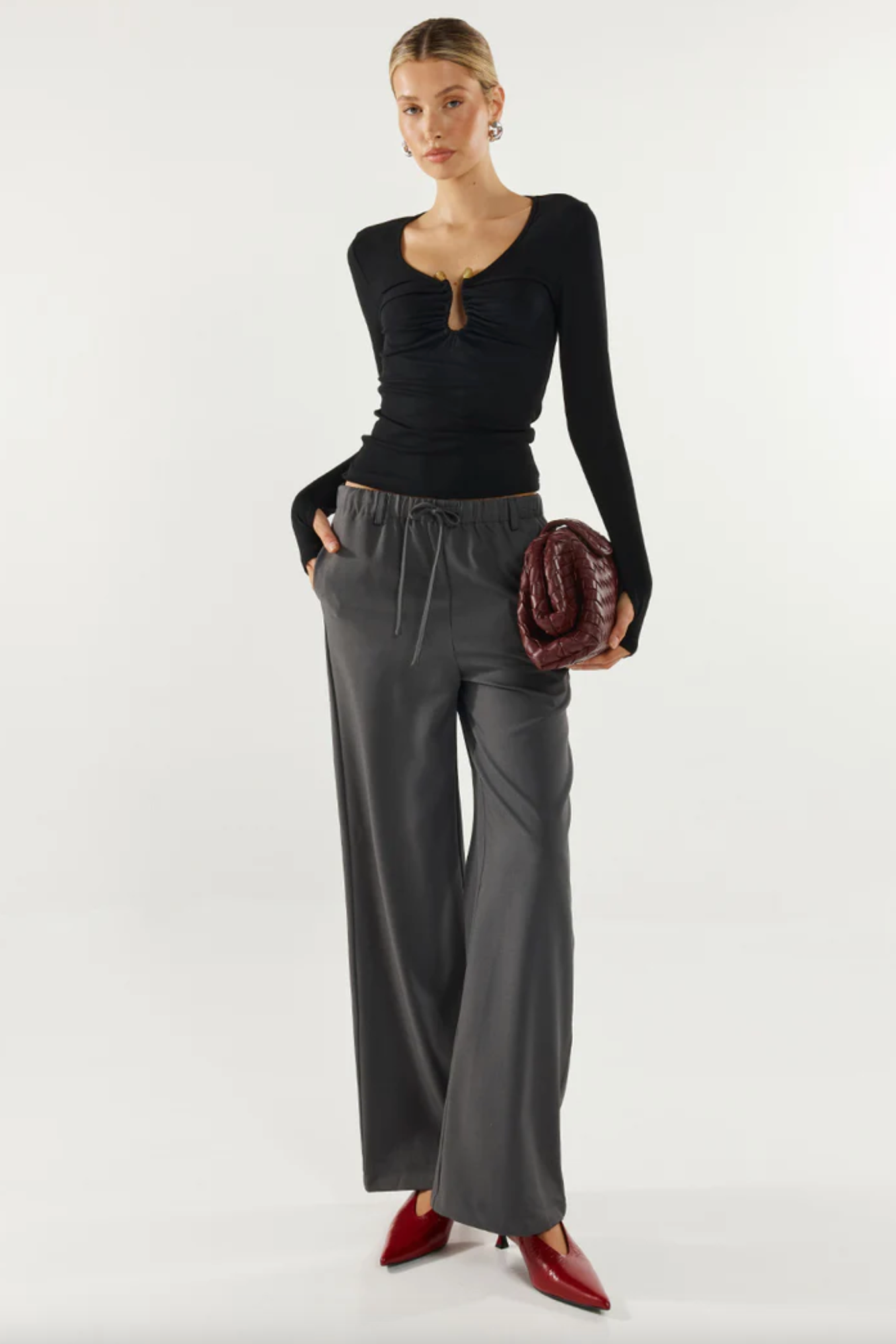 Freja Pants | Charcoal