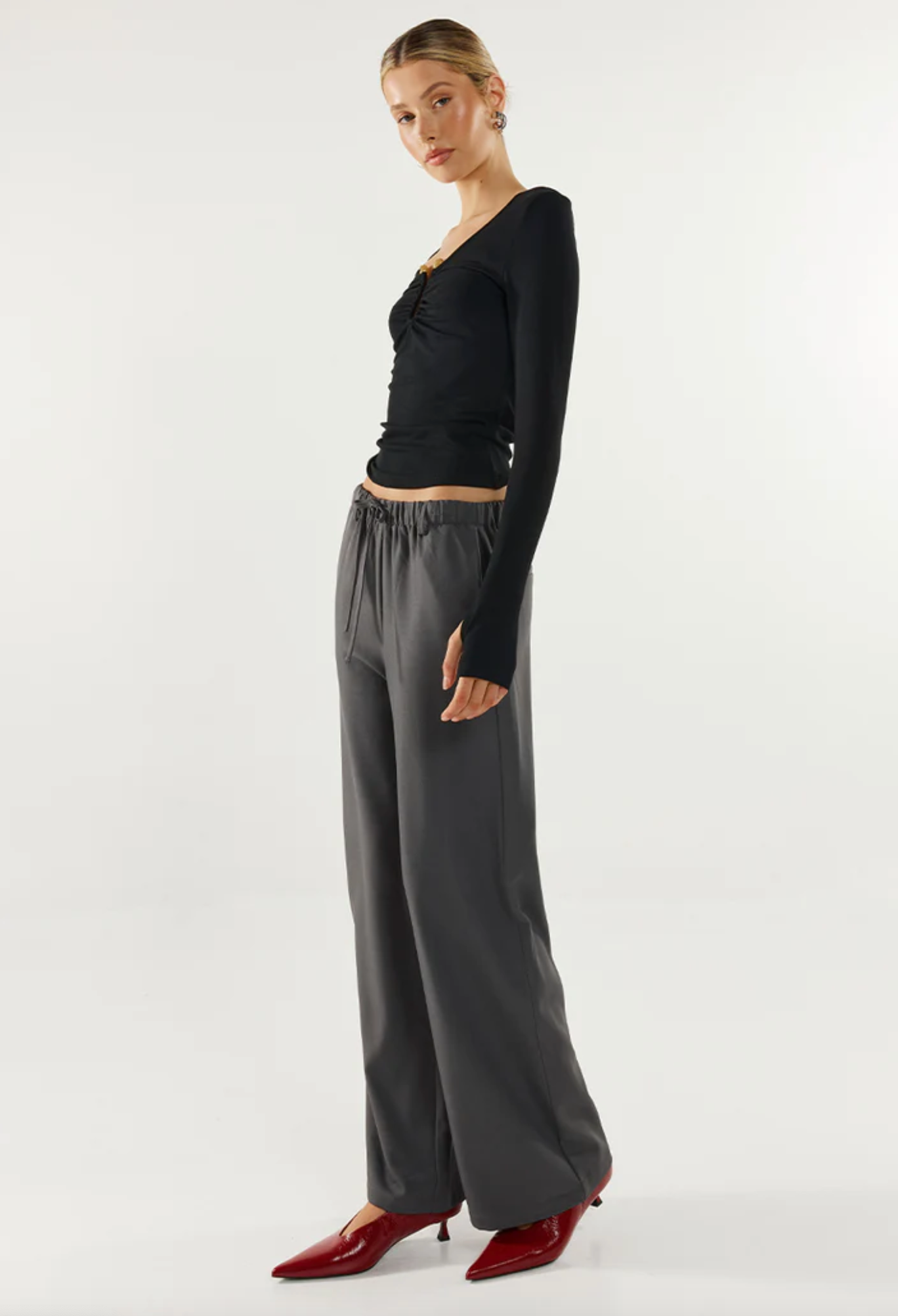 Freja Pants | Charcoal