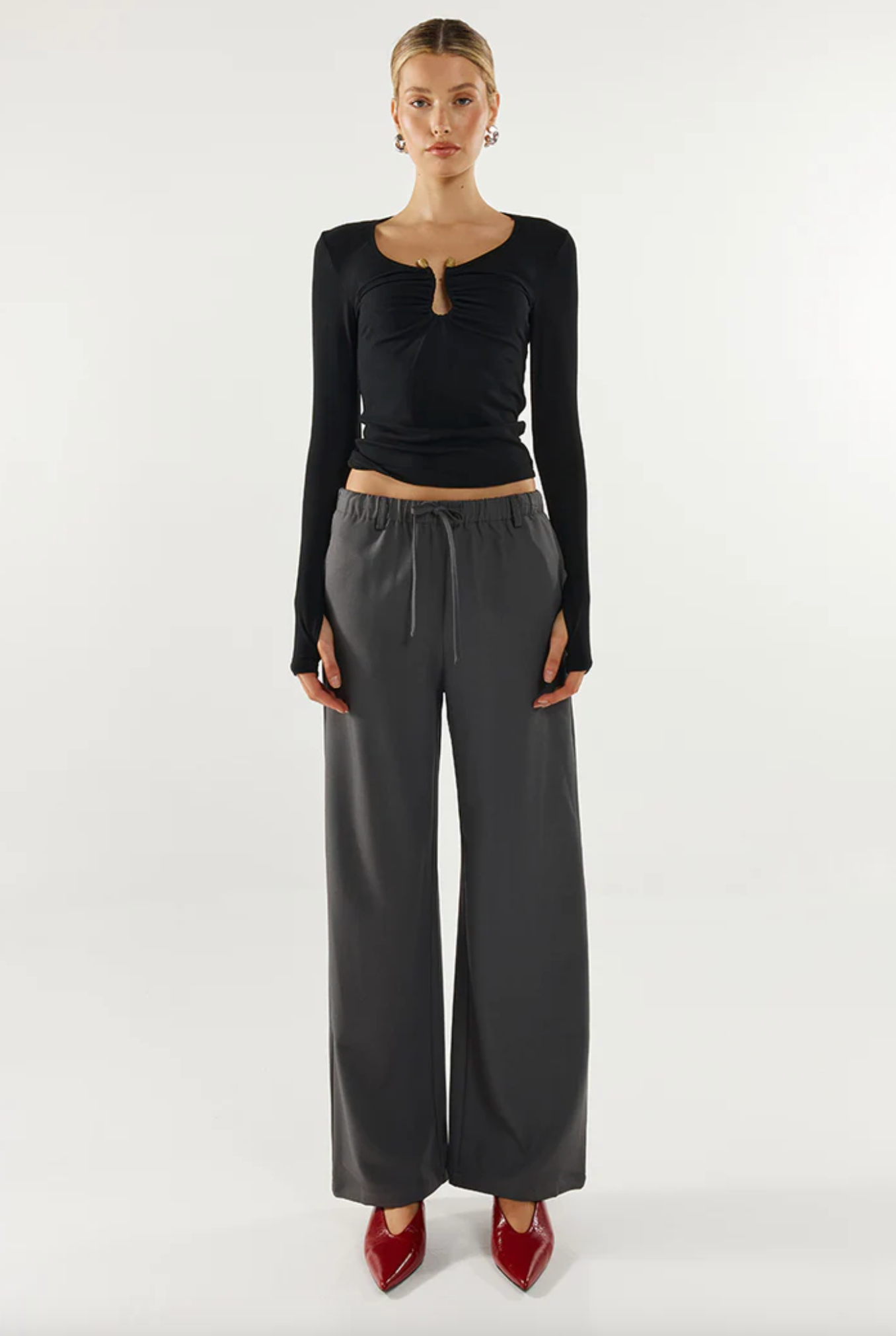 Freja Pants | Charcoal
