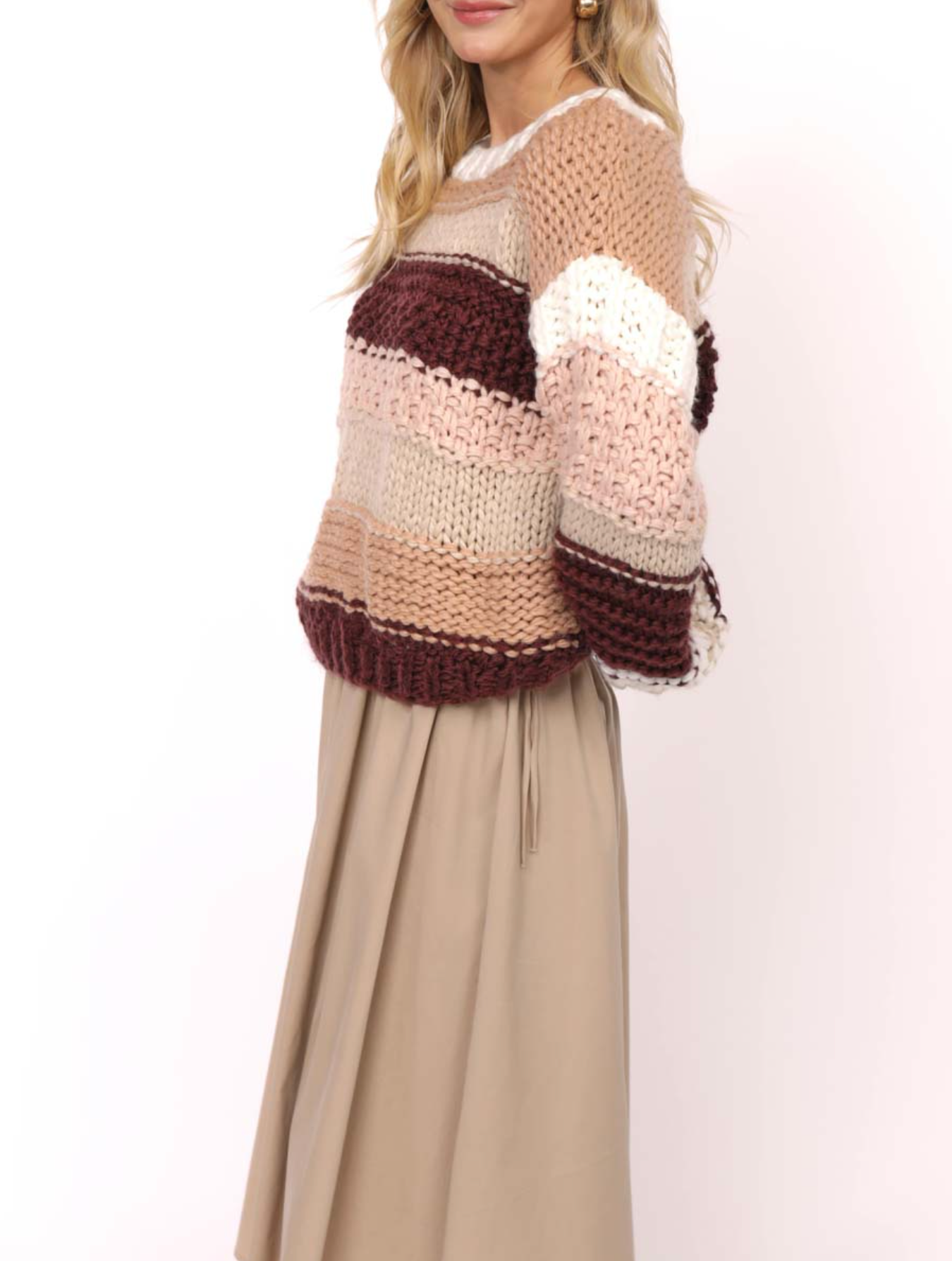 Butter Pecan Chunky Sweater