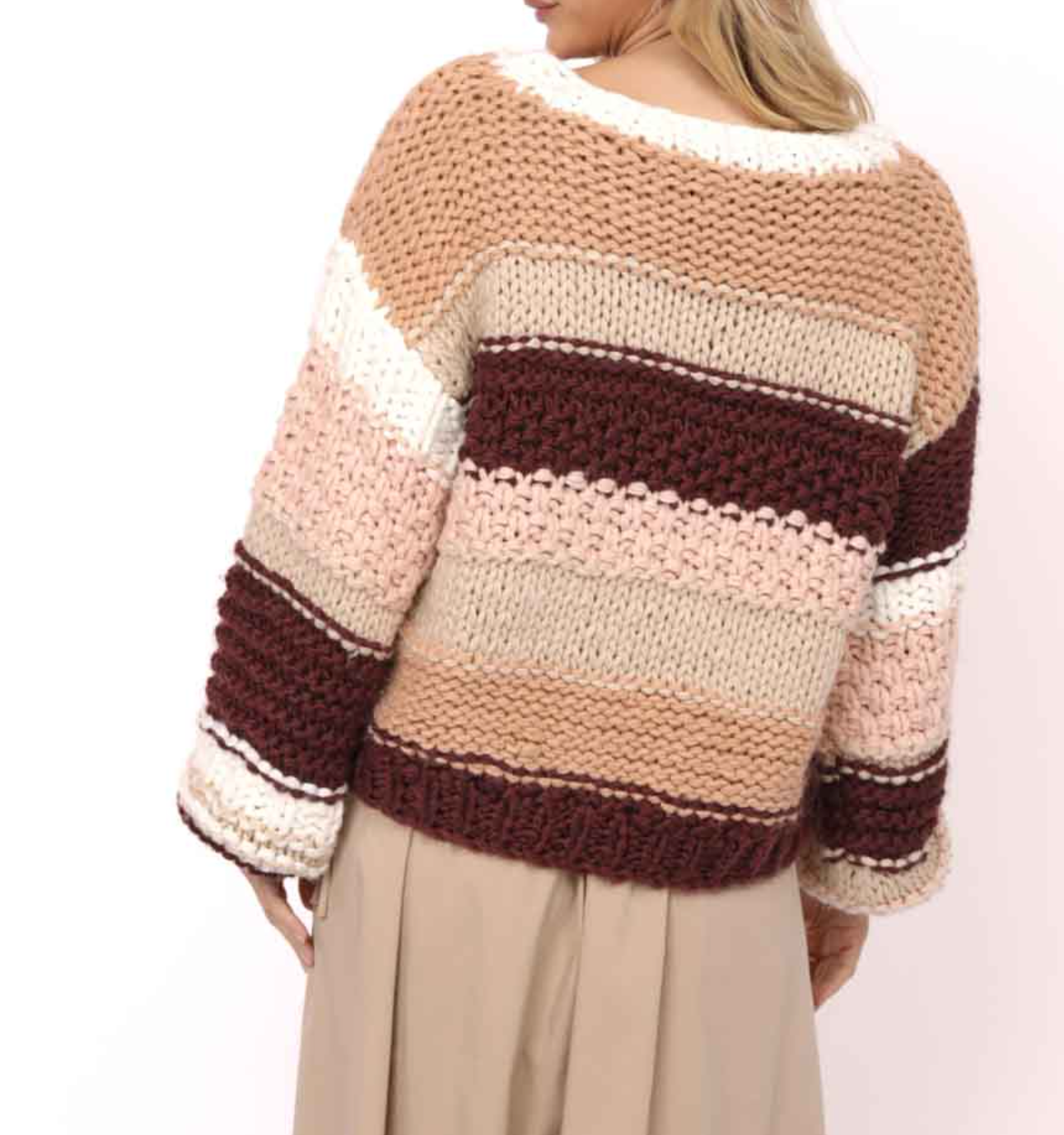 Butter Pecan Chunky Sweater