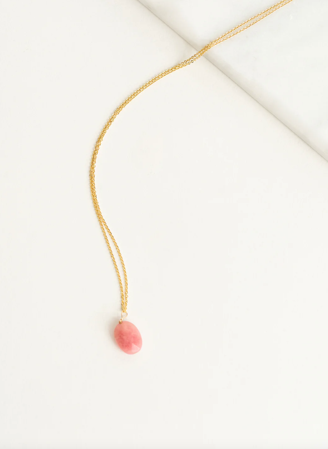 Pink Jade Necklace