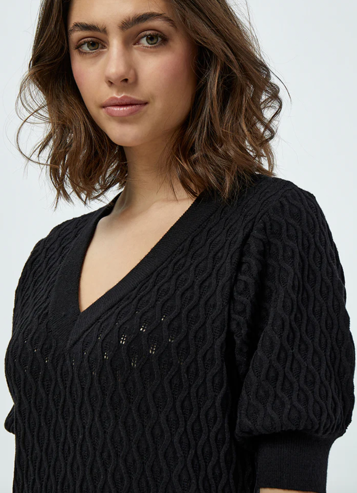 Rosalia Knit Sweater - Black