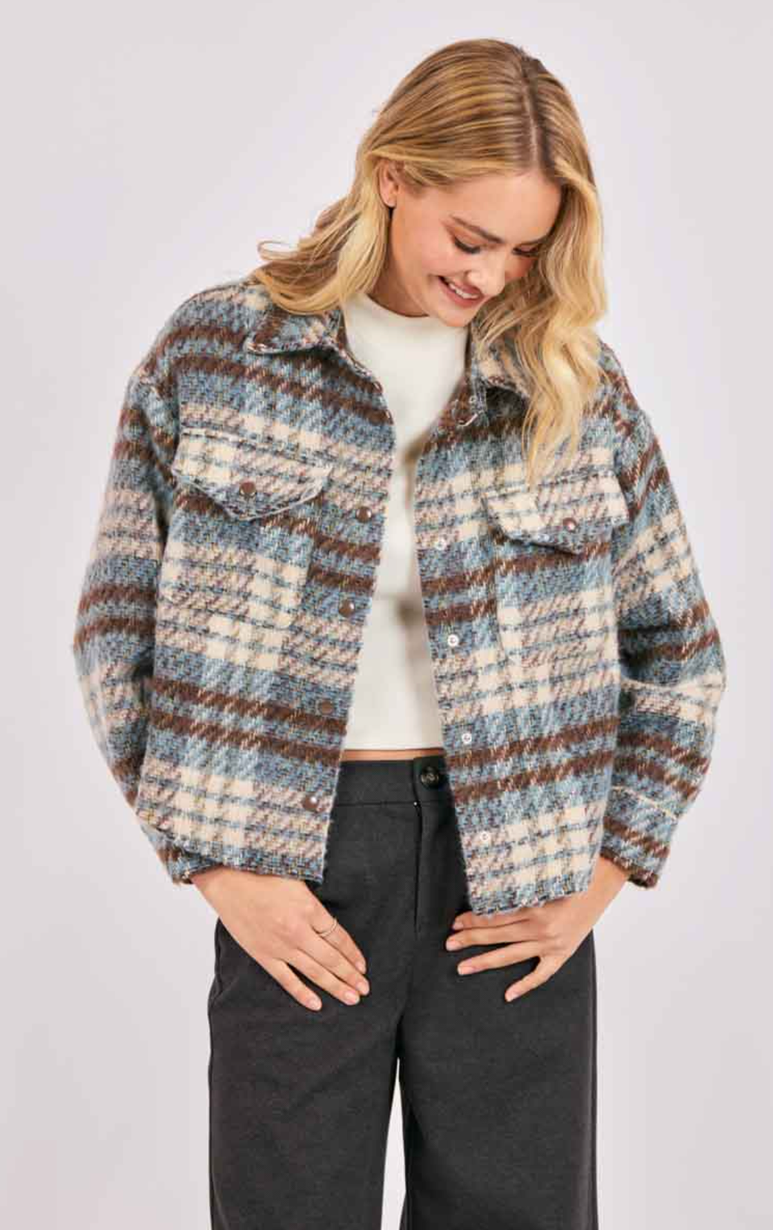 Eloise Plaid Shacket