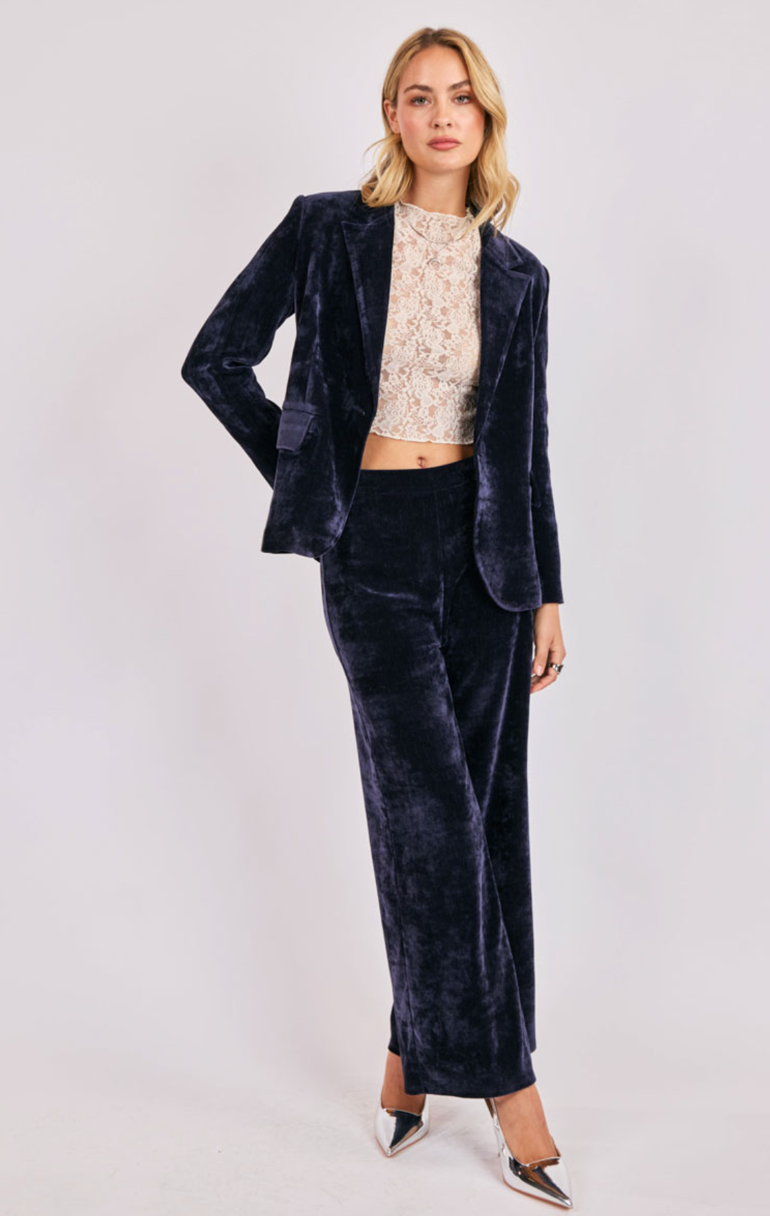 Velvet Avenue Blazer (Midnight)