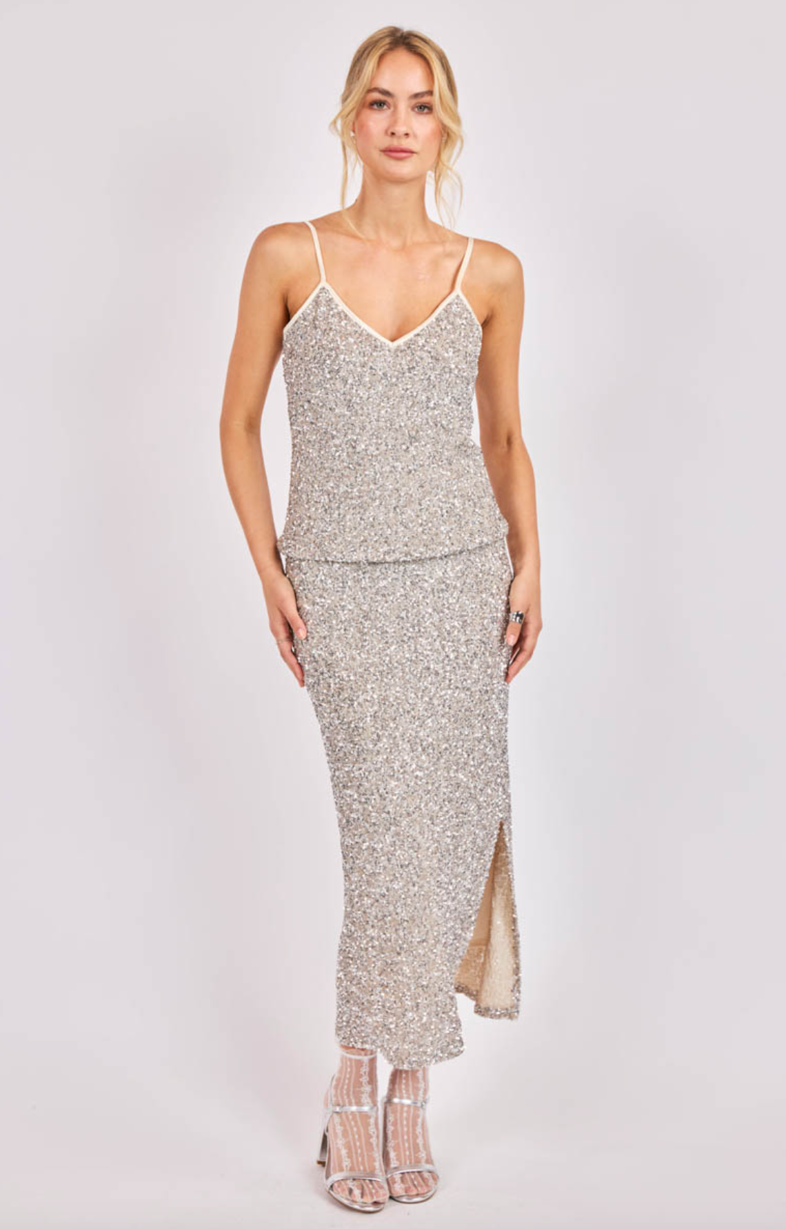 Luster Sequin Cami Top