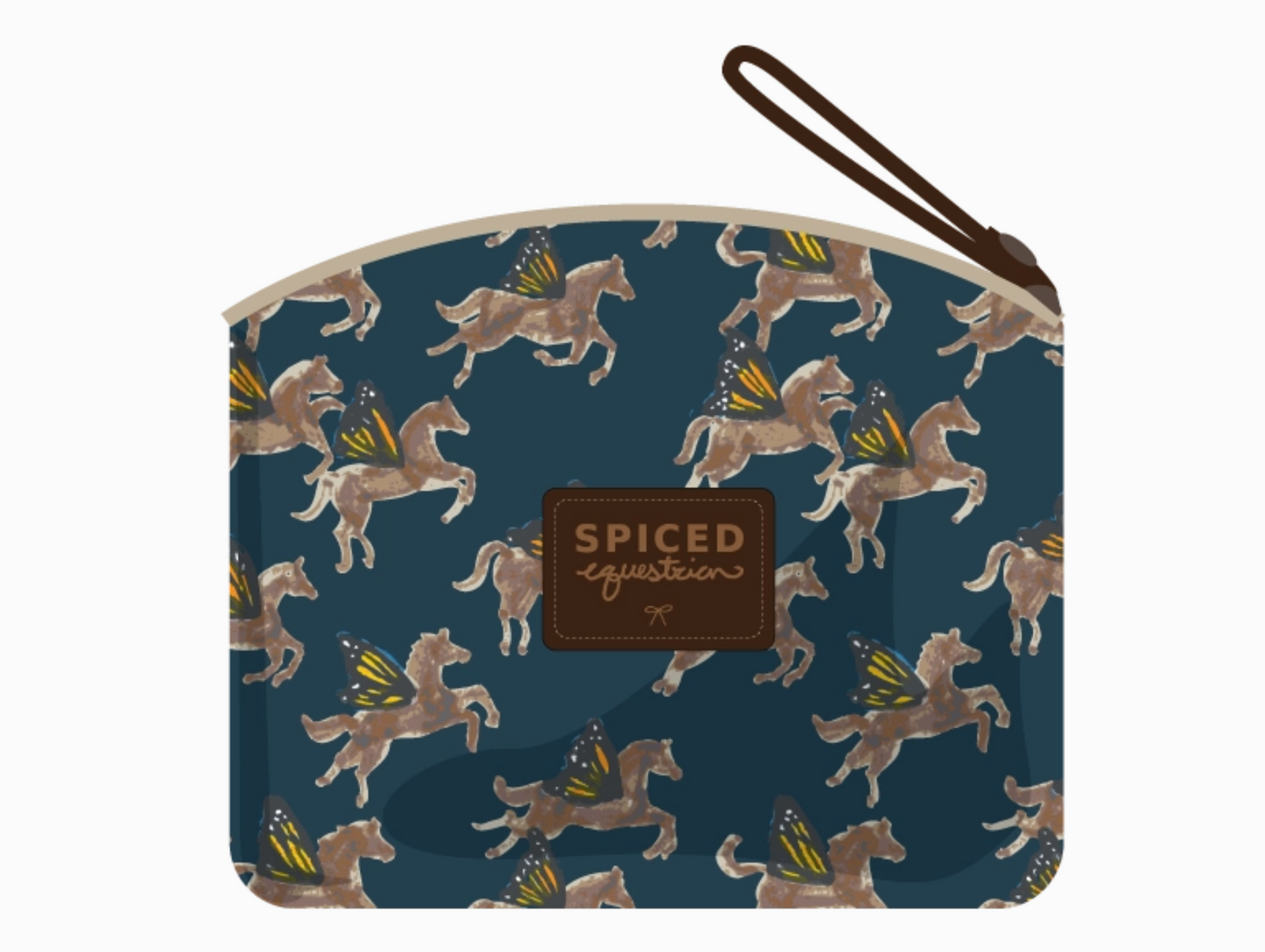 Pony Print Makeup bags