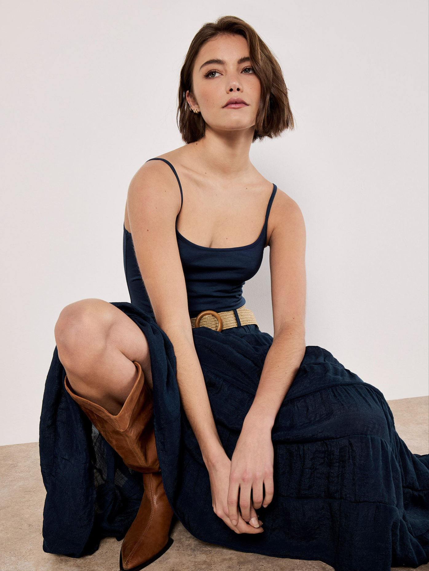 Tiered Maxi Skirt