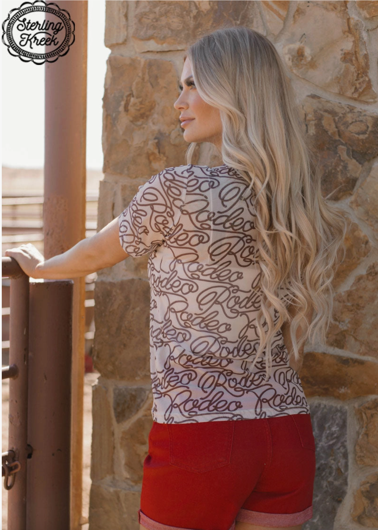 Rodeo Life Mesh Top