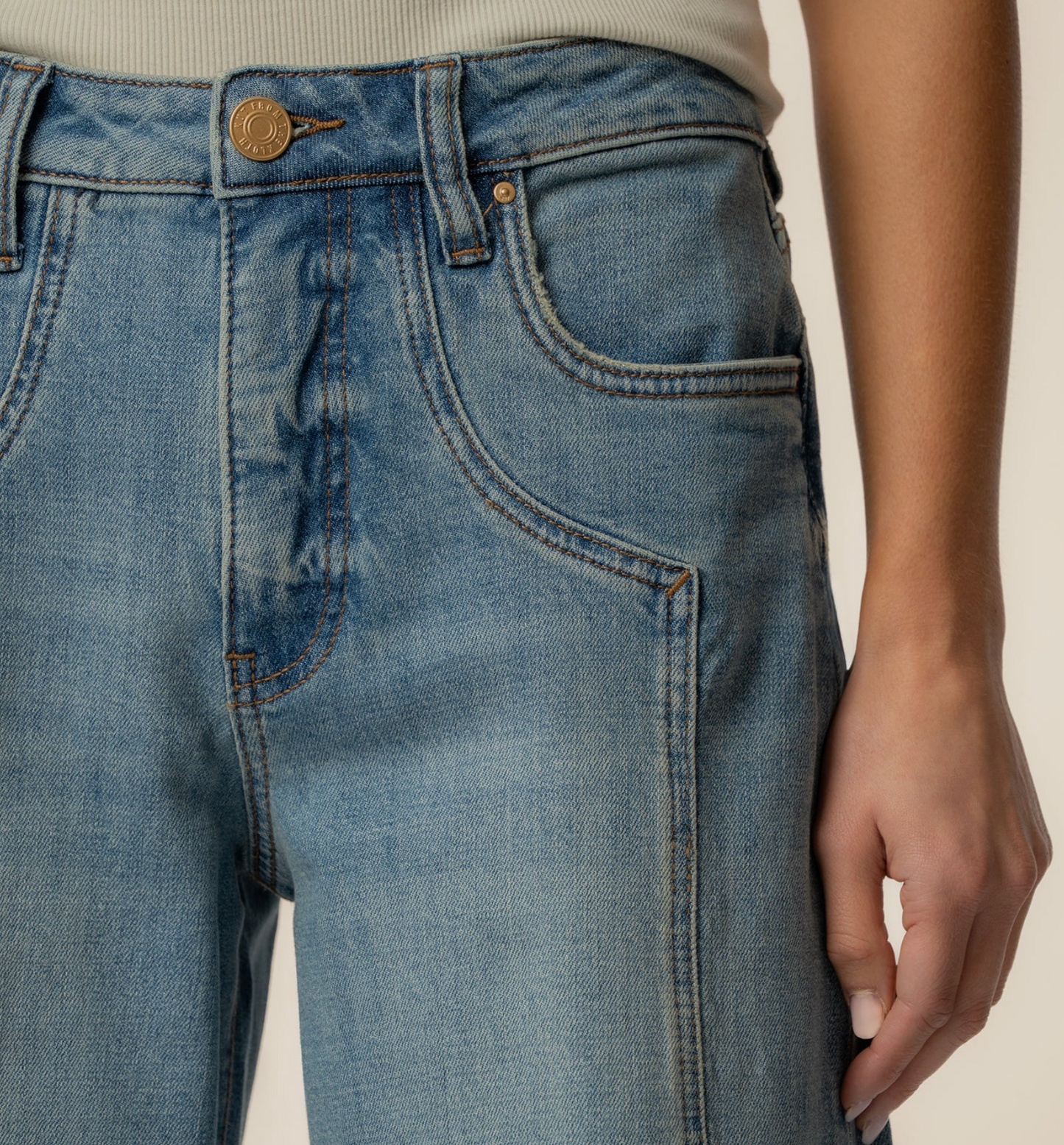Blake High Rise Super Wide Leg, Exclusive in Wishfulness Wash