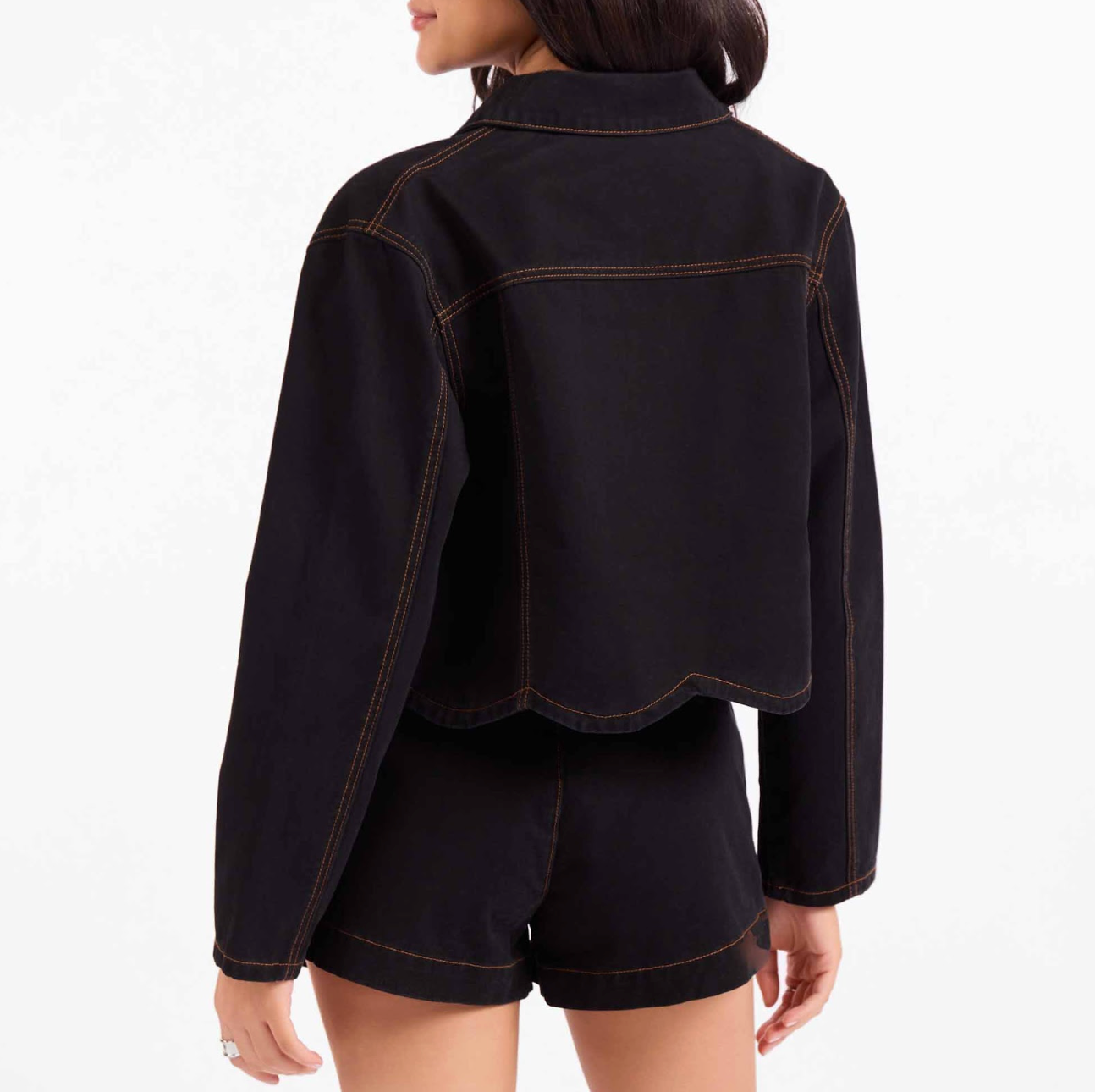Stormy Denim Jacket (Black)