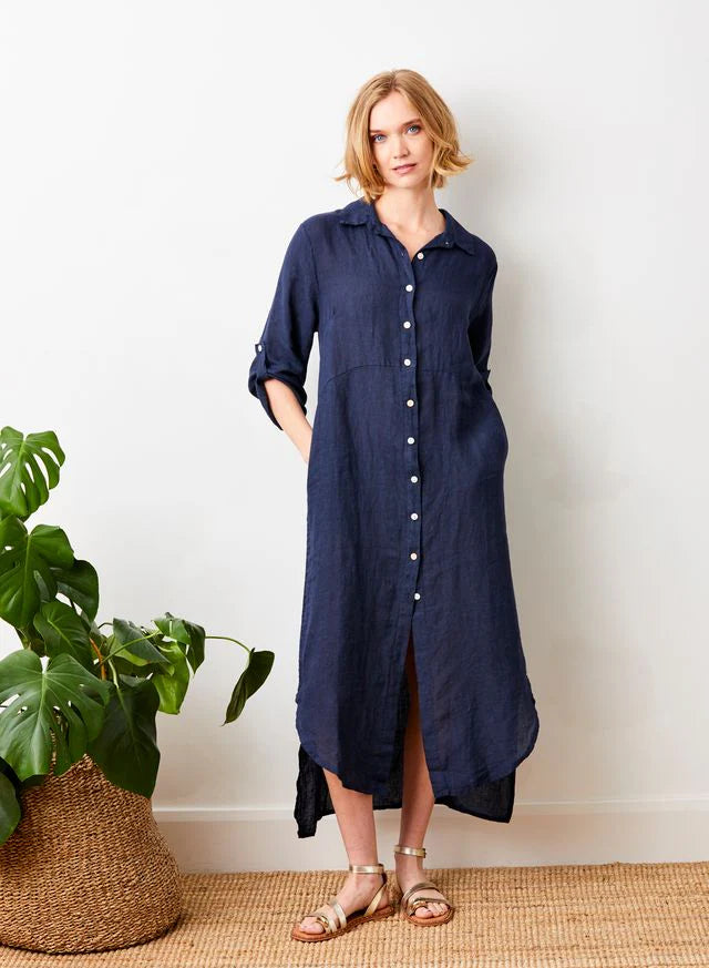 Suzy D Larino Linen Dress