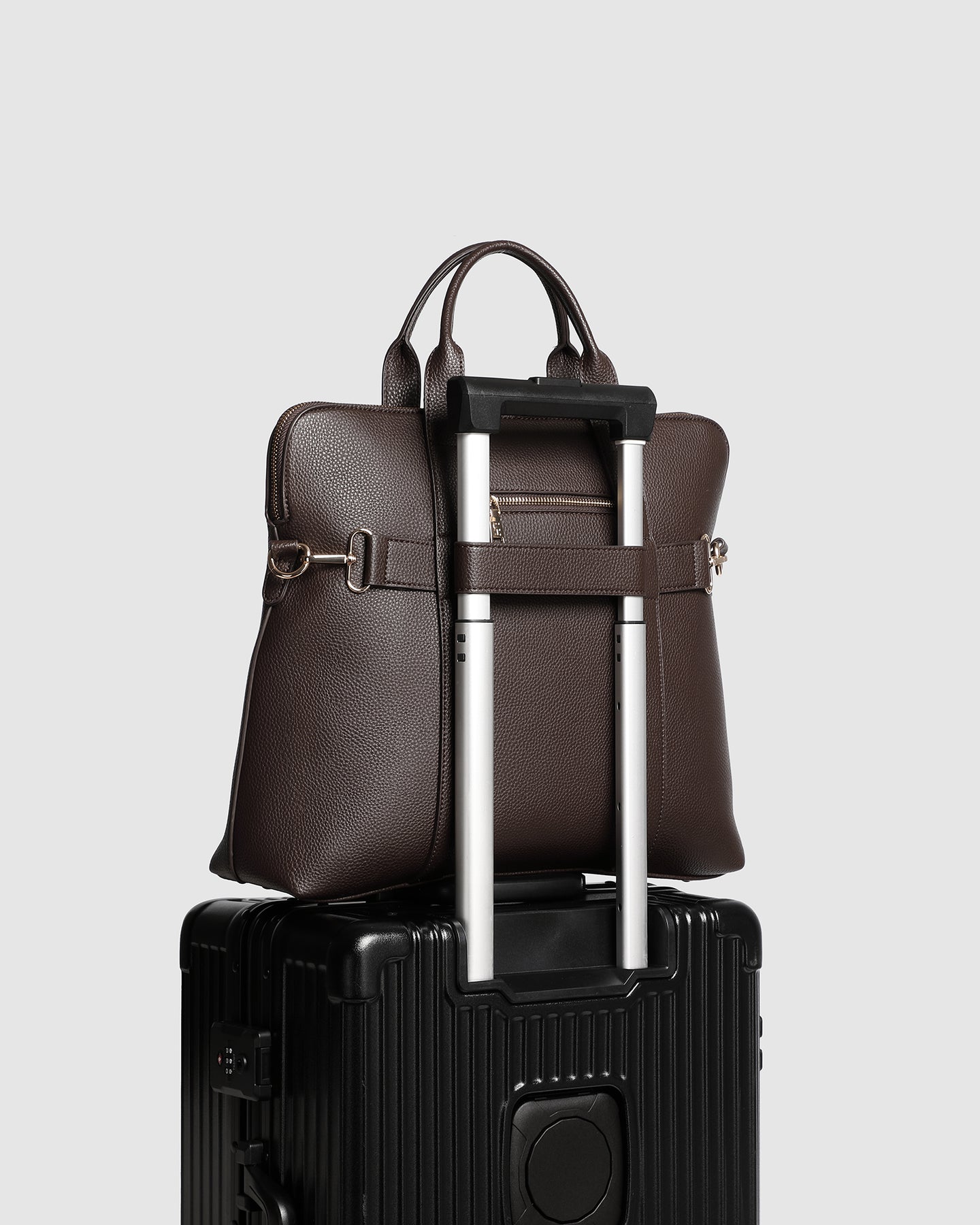 Rhodes Trolley Laptop Bag (Chocolate)