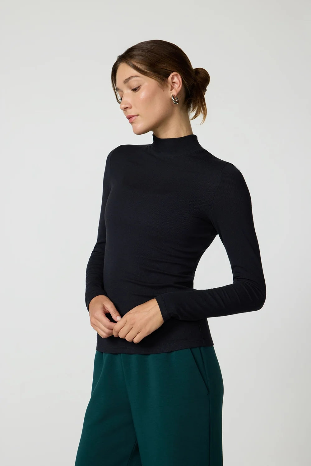 '90s Mock Neck