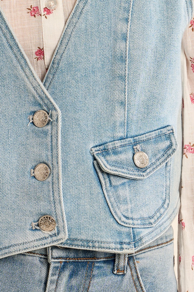 LADIES WOVEN WAISTCOAT
