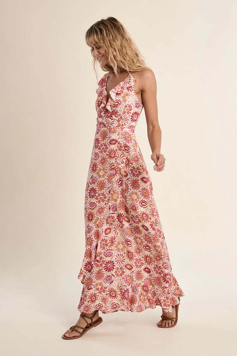 MELISSA LADIES WOVEN DRESS (Mixed Print)