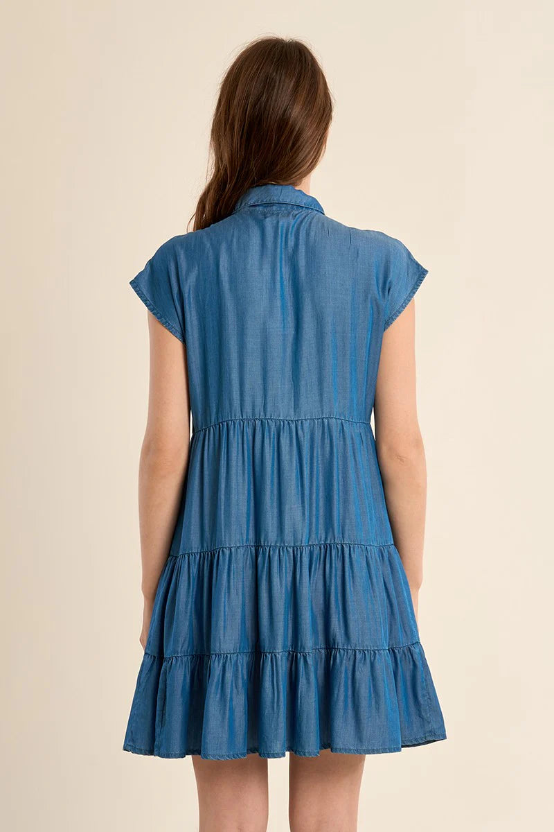 Short lyocell dress