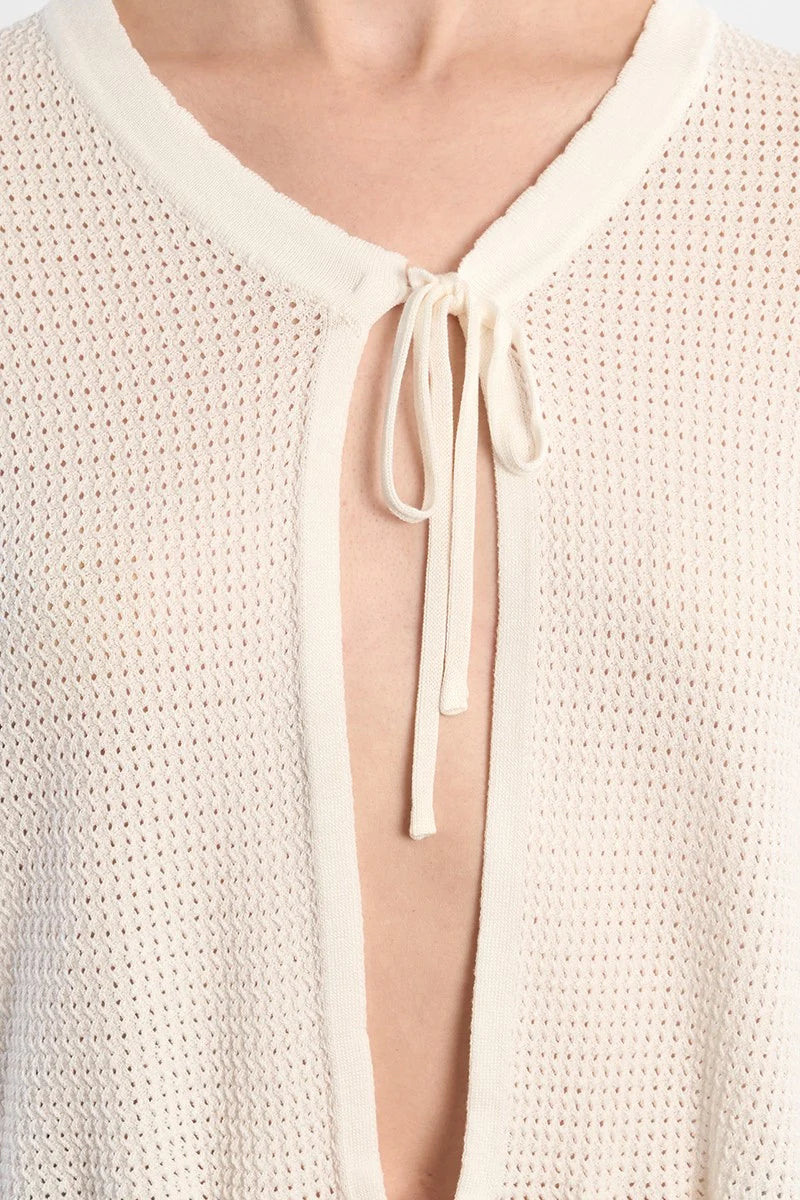 Open knit top