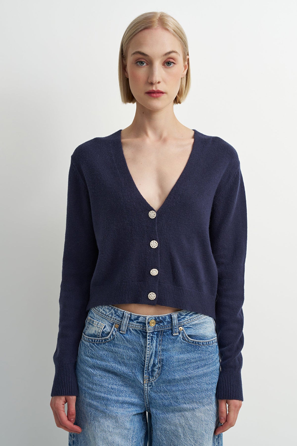 Elle Cardigan - Navy